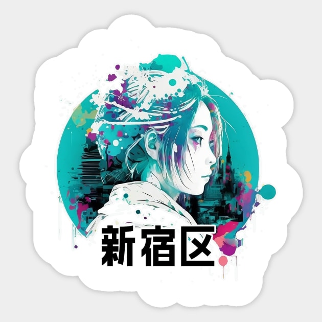 Shibuya girl Sticker by MK3